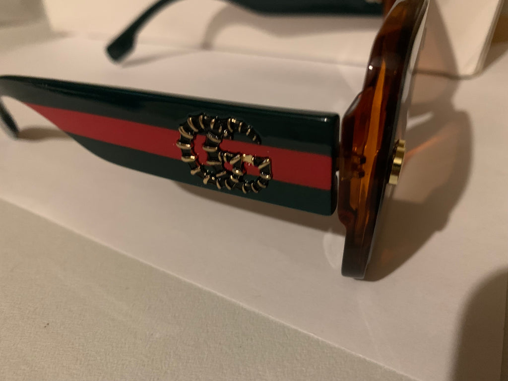 Gucci GG Matte Black House Crests Emblem of Gucci GG Matte Black